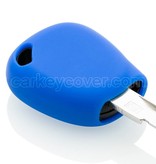 TBU car TBU car Car key cover compatible with Renault - Silicone Protective Remote Key Shell - FOB Case Cover - Blue