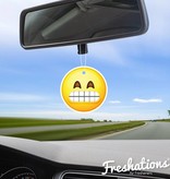 TBU car Luchtverfrissers by Freshations | Emoticon - Teeth | Zwart Ice