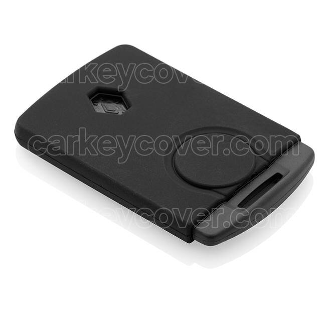 Autoschlüssel Hülle kompatibel mit Renault - Schutzhülle aus Silikon - Auto Schlüsselhülle Cover in Schwarz