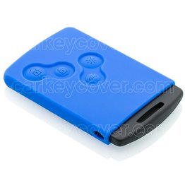 TBU car Capa Silicone Chave for Renault - Azul