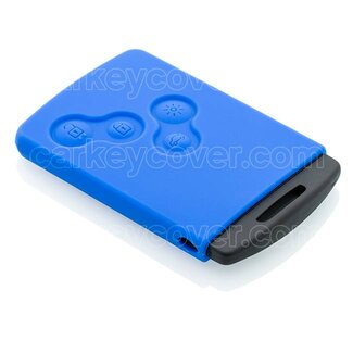 TBU car® Capa Silicone Chave for Renault - Azul