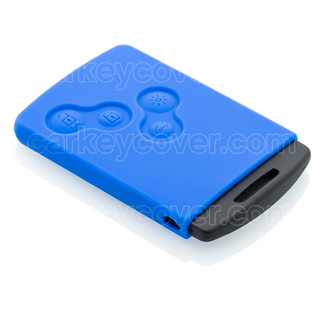 TBU car TBU car Funda Carcasa llave compatible con Renault - Funda de Silicona - Cover de Llave Coche - Azul