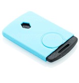 TBU car TBU car Funda Carcasa llave compatible con Renault - Funda de Silicona - Cover de Llave Coche - Azul claro