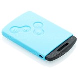 TBU car TBU car Car key cover compatible with Renault - Silicone Protective Remote Key Shell - FOB Case Cover - Light Blue