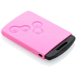 TBU car Capa Silicone Chave for Renault - Rosa