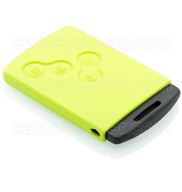 TBU car Capa Silicone Chave for Renault - Verde lima