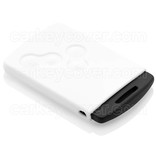 TBU car TBU car Funda Carcasa llave compatible con Renault - Funda de Silicona - Cover de Llave Coche - Blanco