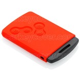 TBU car TBU car Housse de Protection clé compatible avec Renault - Coque Cover Housse étui en Silicone - Rouge