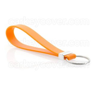 TBU car® Schlüsselanhänger - Silikon - Orange
