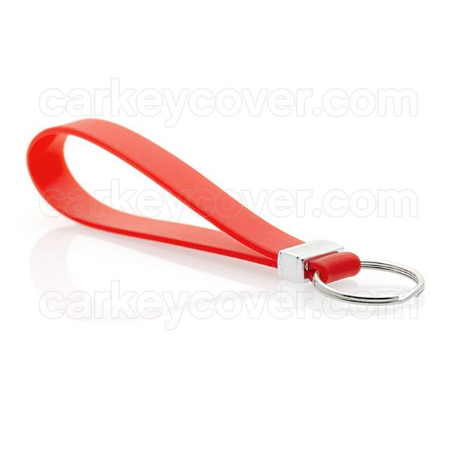 TBU car Keychain - Silicone - Rojo