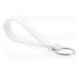 TBU car Keychain - Silicone - Blanco