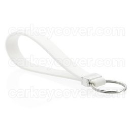 TBU car Keychain - Silicone - White