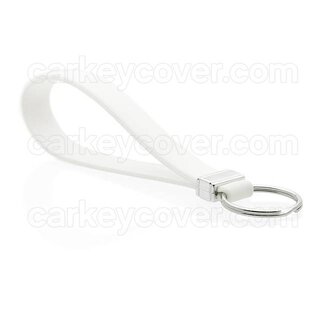 TBU car® Chaveiro - Silicone - Branco