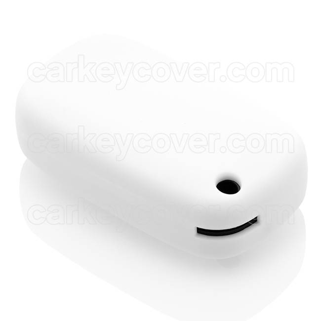 TBU car TBU car Funda Carcasa llave compatible con Renault - Funda de Silicona - Cover de Llave Coche - Blanco