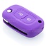 Capa para chave do carro compatível com Renault - Capa Protetora de Chave Remota de Silicone - Tampa Remota FOB - Roxo