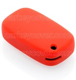 TBU car TBU car Car key cover compatible with Renault - Silicone Protective Remote Key Shell - FOB Case Cover - Red