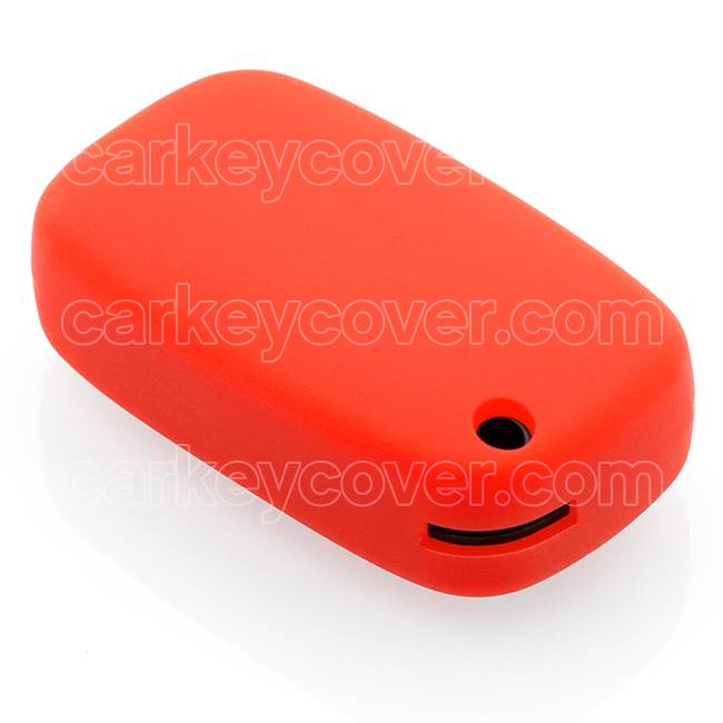 TBU car TBU car Funda Carcasa llave compatible con Renault - Funda de Silicona - Cover de Llave Coche - Rojo