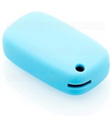 TBU car TBU car Funda Carcasa llave compatible con Renault - Funda de Silicona - Cover de Llave Coche - Azul claro