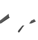 Frydays Frydays verwisselbare pootjes Zwart