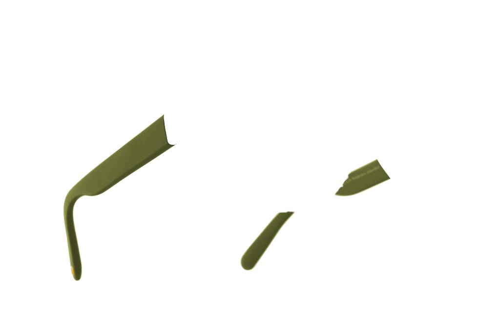 Frydays Frydays verwisselbare pootjes Donkergroen