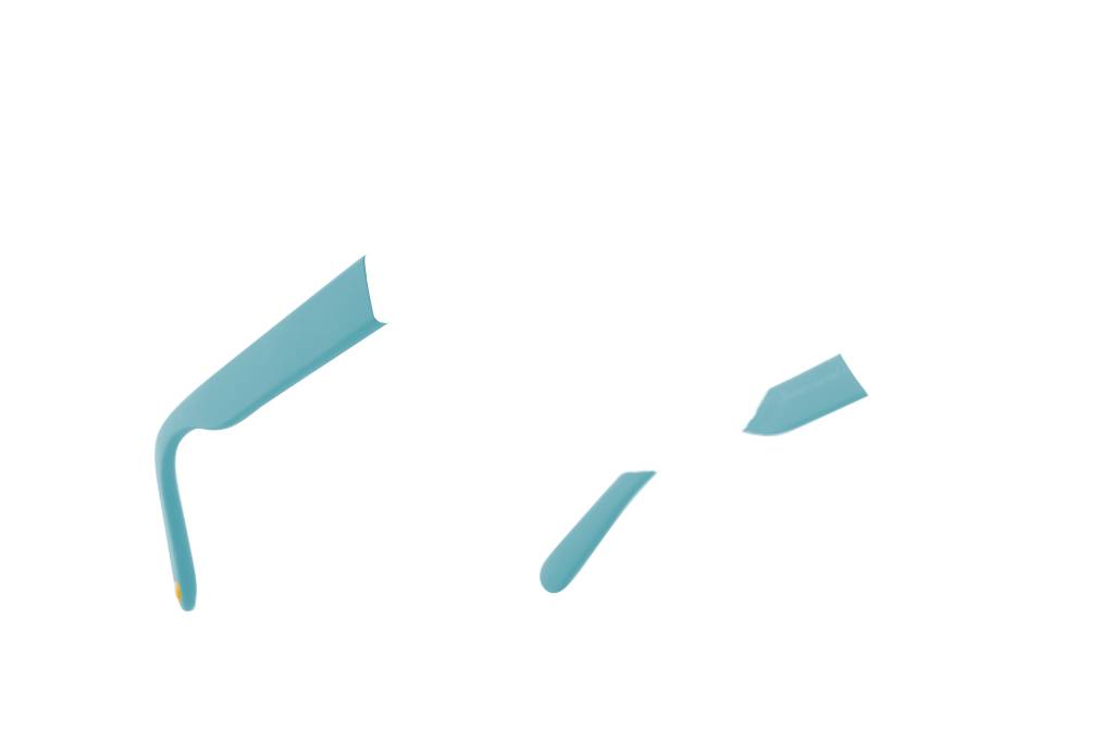 Frydays Frydays verwisselbare pootjes Lichtblauw