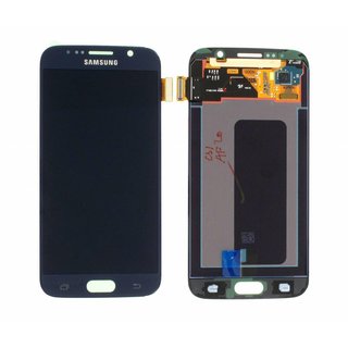 Samsung G920F Galaxy S6 LCD Display Modul, Schwarz, GH97-17260A