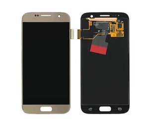 Vuil tussen Dwang Samsung G930F Galaxy S7 Lcd Display Module, Goud, GH97-18523C - Parts4GSM