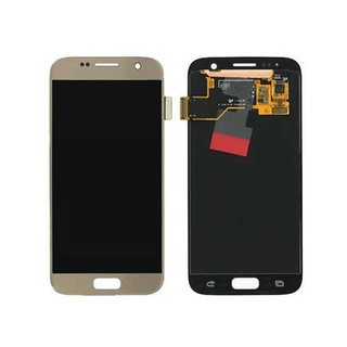Samsung G930F Galaxy S7 LCD Display Module, Gold, GH97-18523C;GH97-18761C