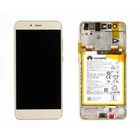 Huawei P10 Lite (Warsaw-L21) LCD Display Modul, Gold, 02351FSN, Incl. Battery  HB366481ECW 3000mAh