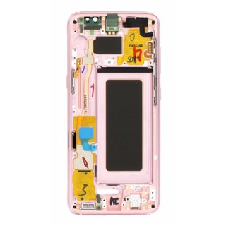 Samsung Galaxy S8 (G950F) Display + Touch Screen Display + Frame, Pink, GH97-20457E;GH97-20473E