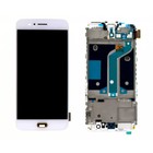 OnePlus 5 (A5000) LCD Display, Incl. frame, Wit, ONEPLUS5-LCD-WHT