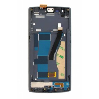 OnePlus 1 (A0001) LCD Display, Incl frame, Schwarz, OP1753951