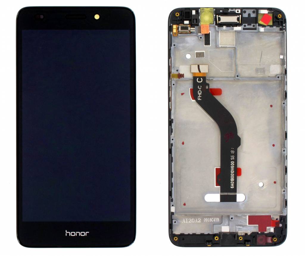 Huawei Honor 7 Dual (NEM-L51) Lcd Display Module, Grijs, 02350SYQ Parts4GSM