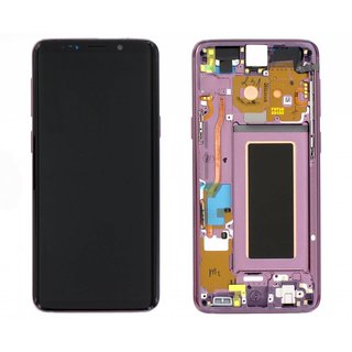 Samsung Galaxy S9 (G960F) Display, Lilac Purple/Paars, GH97-21696B;GH97-21697B