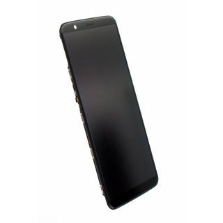 OnePlus 5T (A5010) LCD Display, Zwart, Incl. frame, OP5T-192180