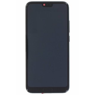 Huawei Honor 10 (COL-L29) LCD Display Modul, Midnight Black/Schwarz, Incl. Battery HB396285ECW, 02351XBM