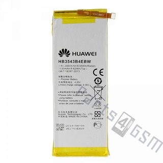 Slechthorend Adolescent Verenigen Huawei Ascend P7 Accu, HB3543B4EBW, 2460 mAh - Parts4GSM