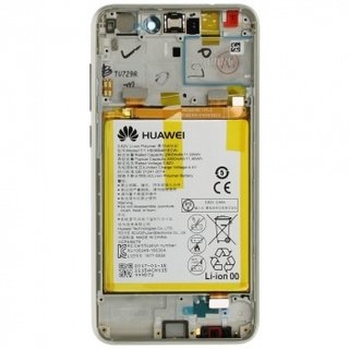 Huawei P8 Lite 2017 (PRA-L21) LCD Display Modul, Gold, Incl. Battery HB366481ECW, 02351DNF;02351VBR;02351DLS