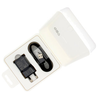 Samsung Oplader + USB Kabel Type-C, Zwart, Fast Charge 15W, EP-TA20EBECGWW