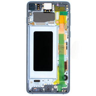 Samsung Galaxy S10 (G973F) Display, Prism Blue/Blauw, GH82-18850C;GH82-18835C