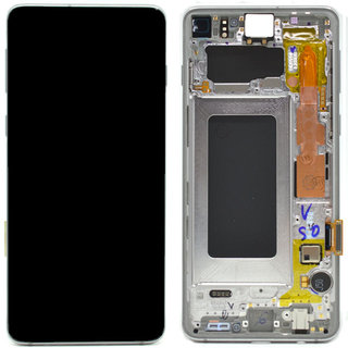 Samsung Galaxy S10 (G973F) Display, Silber, GH82-18850G;GH82-18835G