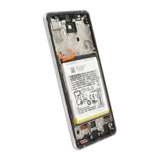 Samsung Galaxy A52 5G Display + Batterie, Awesome White/Weiß, GH82-25229D;GH82-25230D