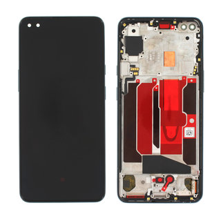 OnePlus Nord (AC2003) LCD Display, Zwart, Incl. frame, OPNORD-LCD-IN-BL