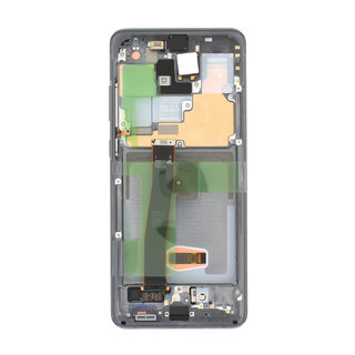 Samsung Galaxy S20 Ultra (G988F/DS) Display, Incl. Camera, Cosmic Grey, GH82-22271B;GH82-22327B