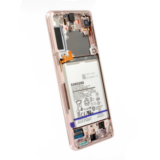 Samsung Galaxy S21+ 5G Display + Batterij, Phantom Violet/Paars, GH82-24744B;GH82-24555B