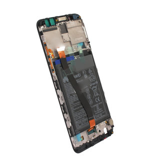 Huawei Mate 10 Lite RNE-L01 LCD Display Modul + Touch Bildschirm + Rahmen, Schwarz, Incl. Battery 3340mAH, 02351QCY;02351PYX