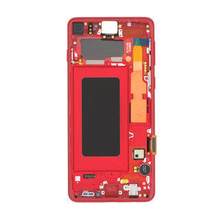 Samsung Galaxy S10 (G973F) Display, Cardinal Red/Rot, GH82-18850H;GH82-18835H