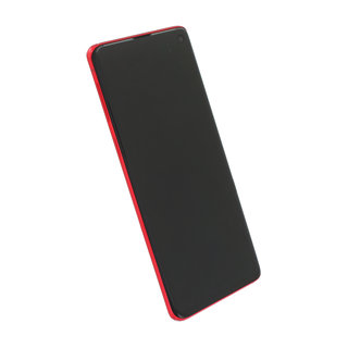 Samsung Galaxy S10 (G973F) Display, Cardinal Red/Rood, GH82-18850H;GH82-18835H