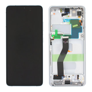 Samsung Galaxy S21 Ultra 5G (G998B) Display, Phantom Silver/Silber, (Excl. Camera), GH82-26035B;GH82-26036B