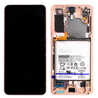 Samsung Galaxy S21 5G Display + Batterie, Phantom Violet, GH82-24716B;GH82-24718B